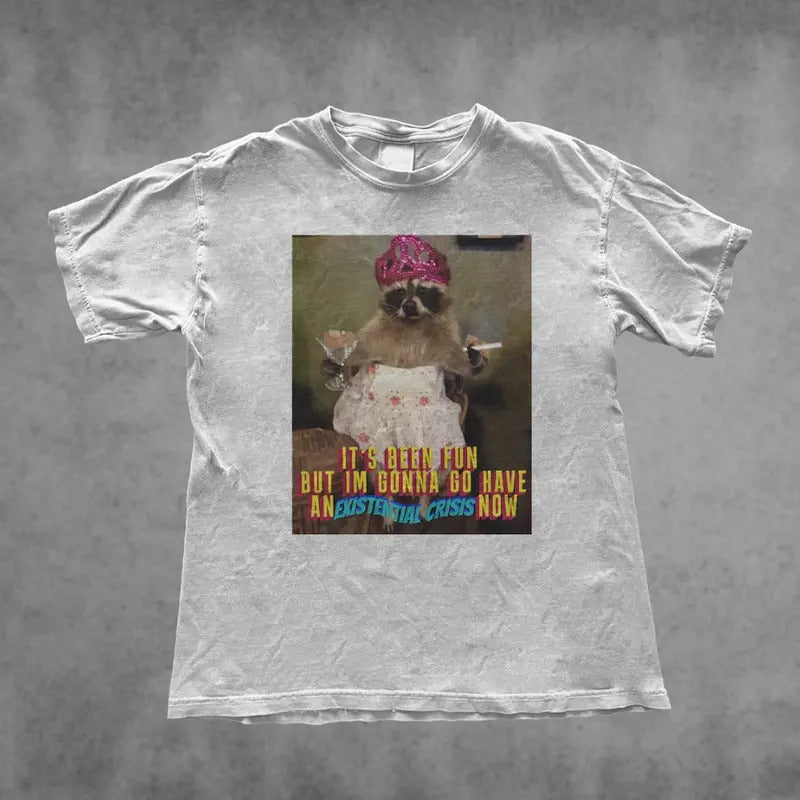 Raccoon shirt, Funny meme shirt, Gift for friend, Sarcastic shirt, Top selling, Animal lover gift Menswear Underwear