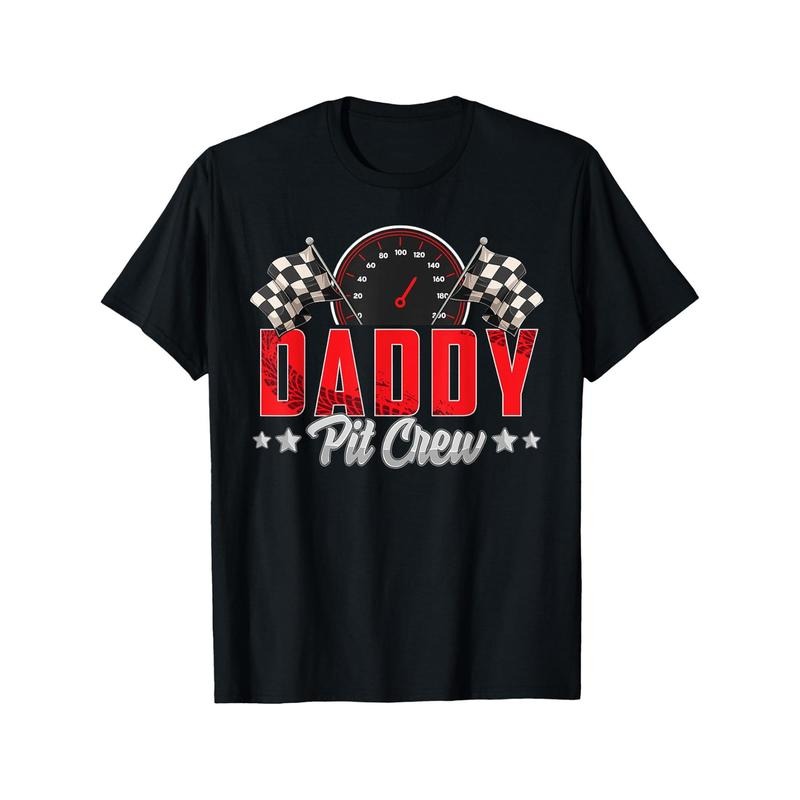 Race Car Birthday Party Racing Family Daddy Pit Crew T-Shirt made in usa Hoodie, Sweatshirt | WearSparks.com