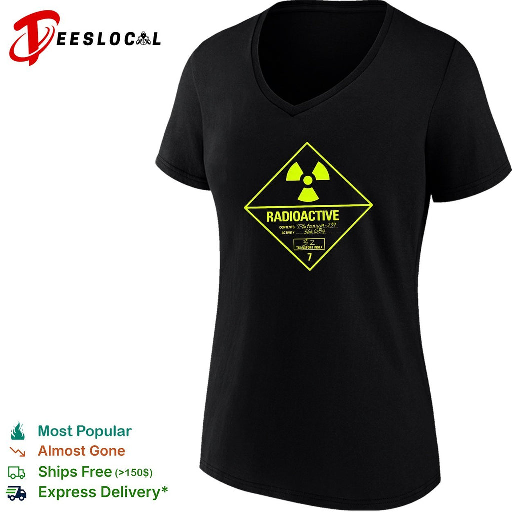 Radioactive plutonium 239 hazard sign shirt