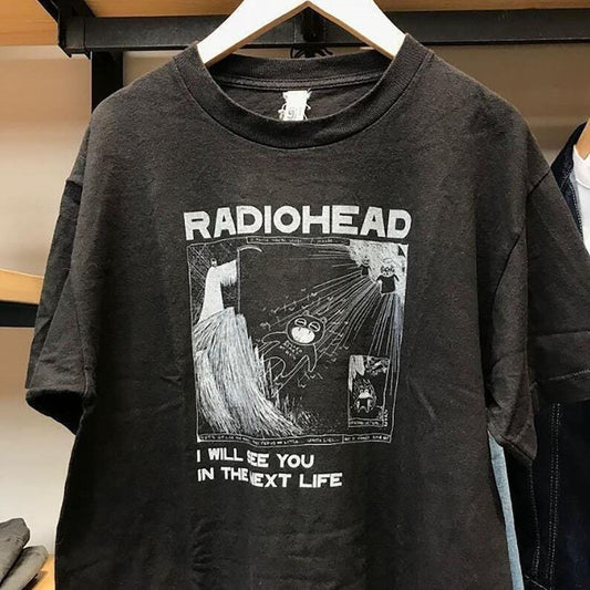 Radiohead New Vintage Band Shirt Radiohead Retro Concert Unisex Tshirt teens clothes Menswear Top