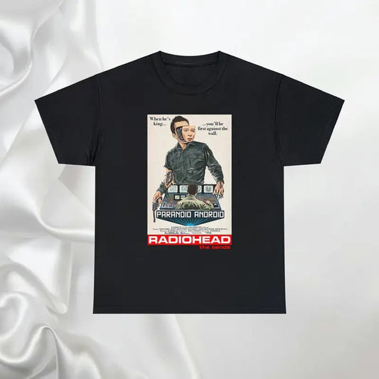 Radiohead Paranoid Android Bends Ok Computer Vinyl Rainbows Concert Tour T-Shirt Menswear Top