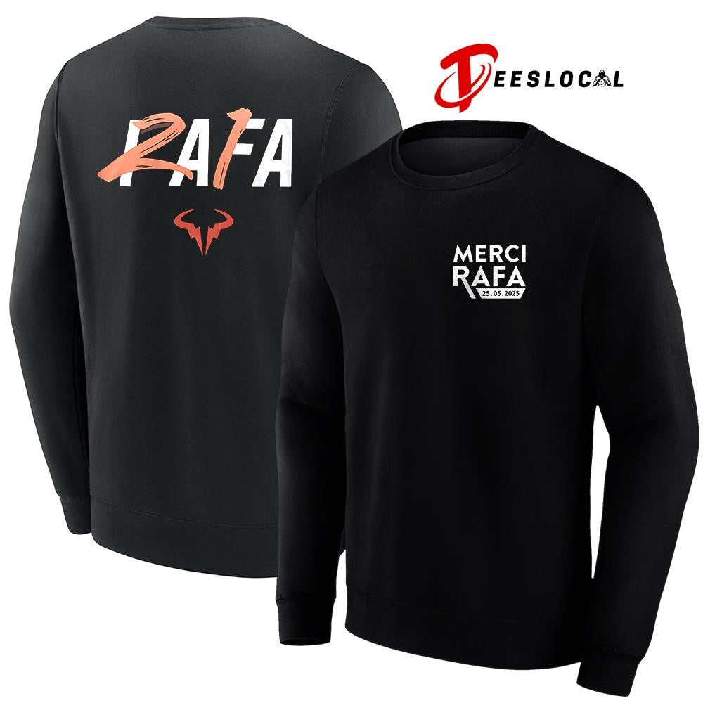 Rafael Nadal Merci Rafa logo shirt