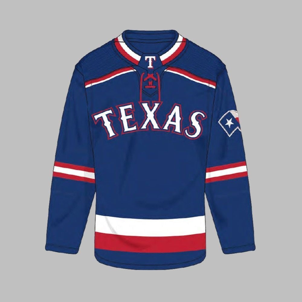Rangers Texas Rangers Hockey Jersey Giveaway 2025 - Grishko.com