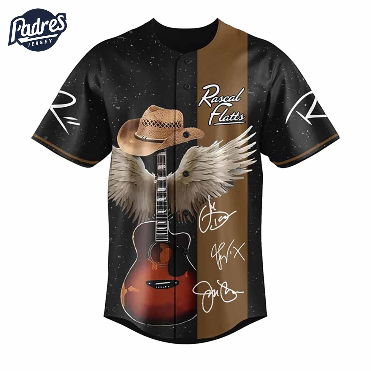 Rascal Flatts Celebrate 25 Years Life Is A Highway Tour Baseball Jersey - Padres Jersey Oasis: Elevate Your Baseball Style Game