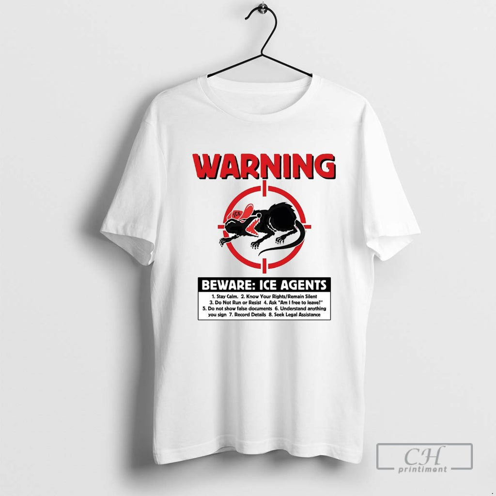 Rats Warning Beware Ice Agents Red Maga