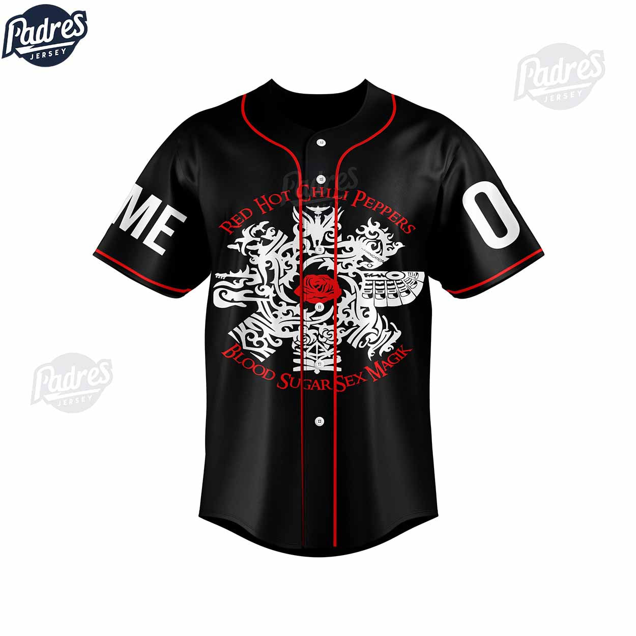 Red Hot Chili Peppers Baseball Jersey Style - Padres Jersey Oasis: Elevate Your Baseball Style Game T-Shirts,... (Image 2)