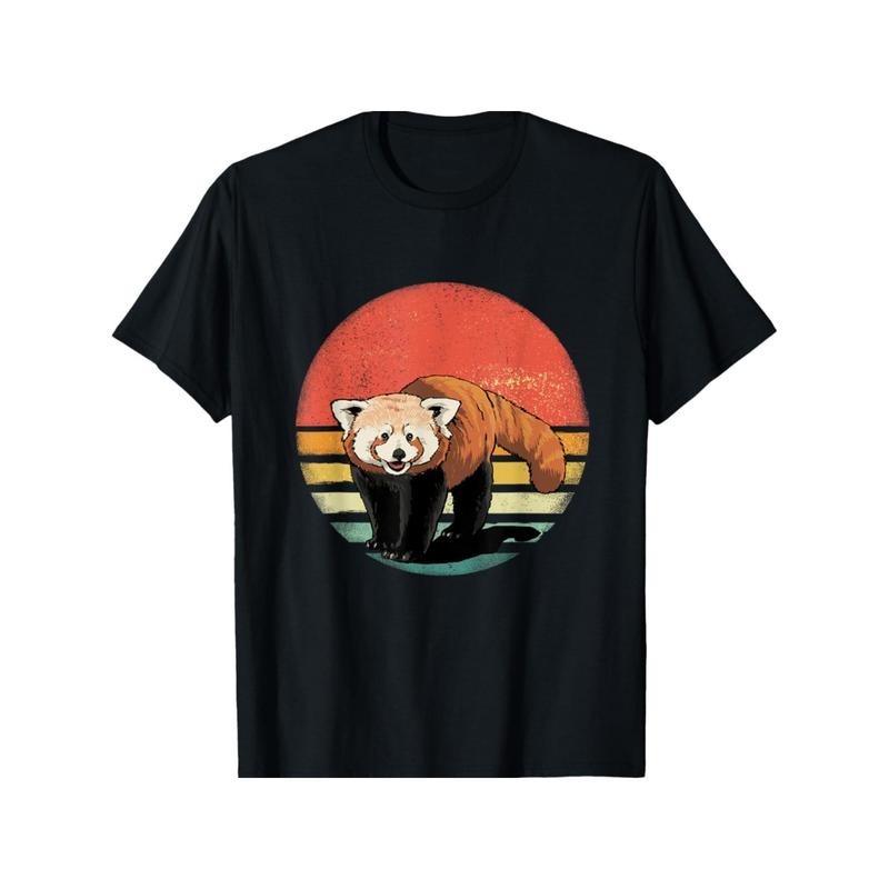 Red Panda Shirt Retro Red Panda Zoo Animal Red Panda Lover T-Shirt Made in USA Hoodie, Sweatshirt | WearSparks.com