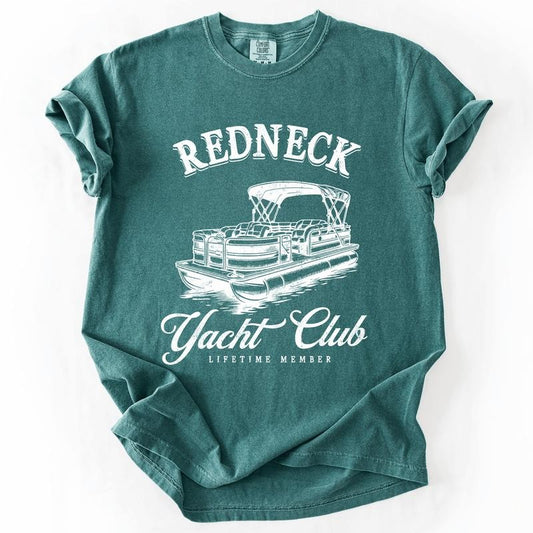 Redneck Yacht Club, Funny, Summer, Beach, Hot Girl Summer, Sunshine, Comfort Colors T-Shirt, Women's Comfort Colors Tee