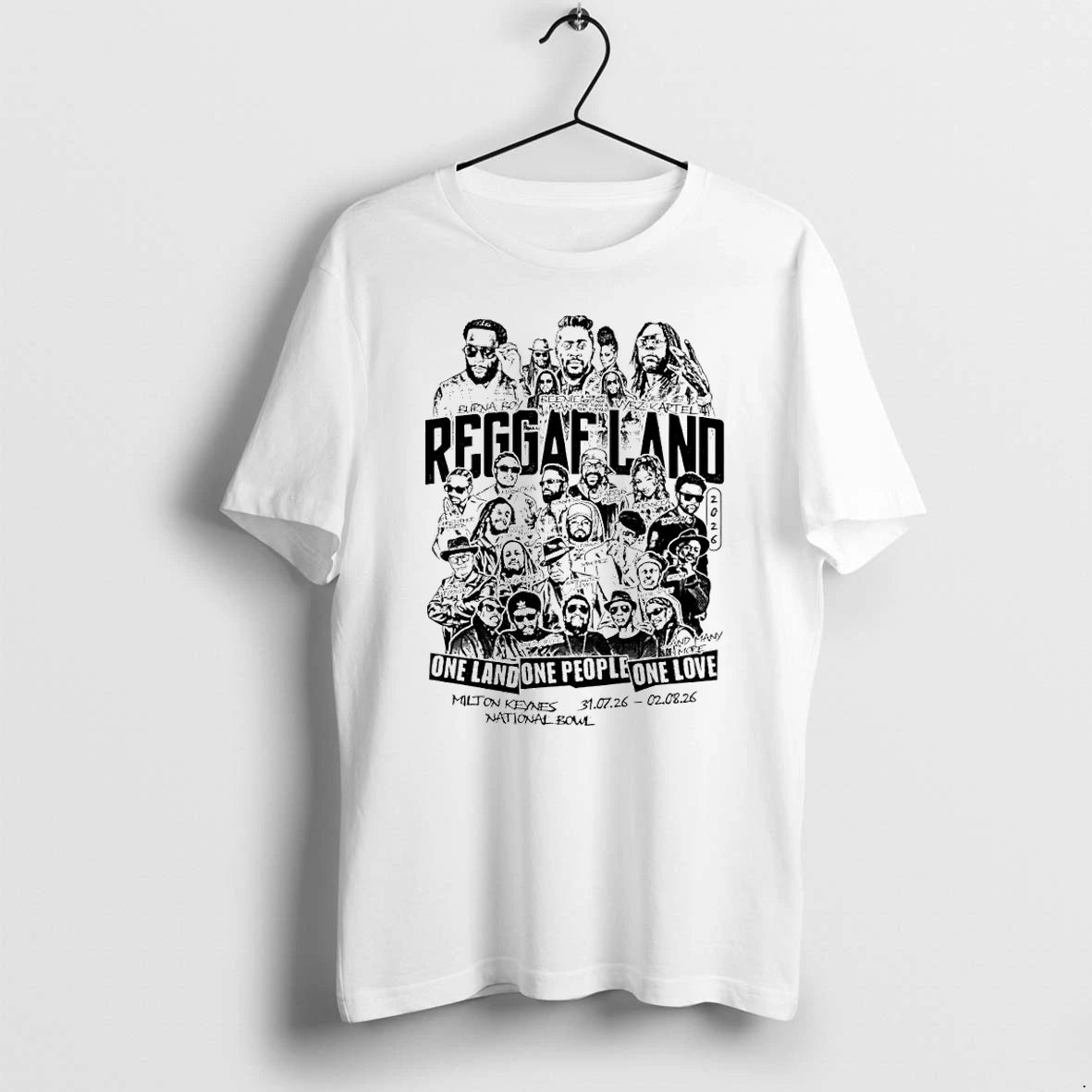 Reggae Land 2026 One Land One People One Love Tshirts Sweater
