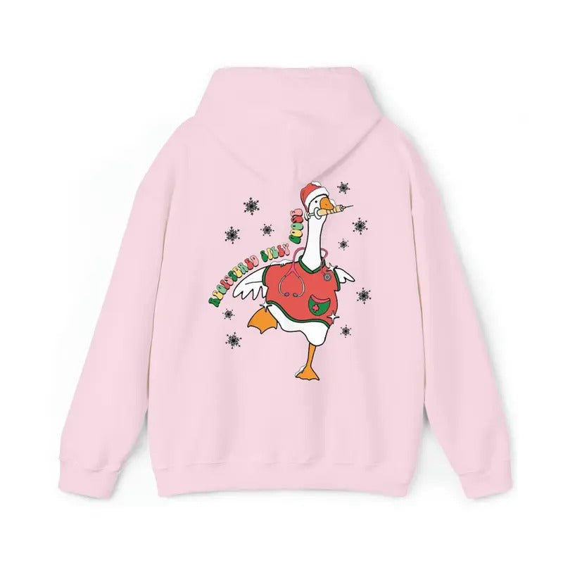 Registered Christmas Hoodie, Nurse Silly Goose Shirt, Christmas Shirt, Nurse Shirt, Nurse Appreciation Shirt, Funny Goose...