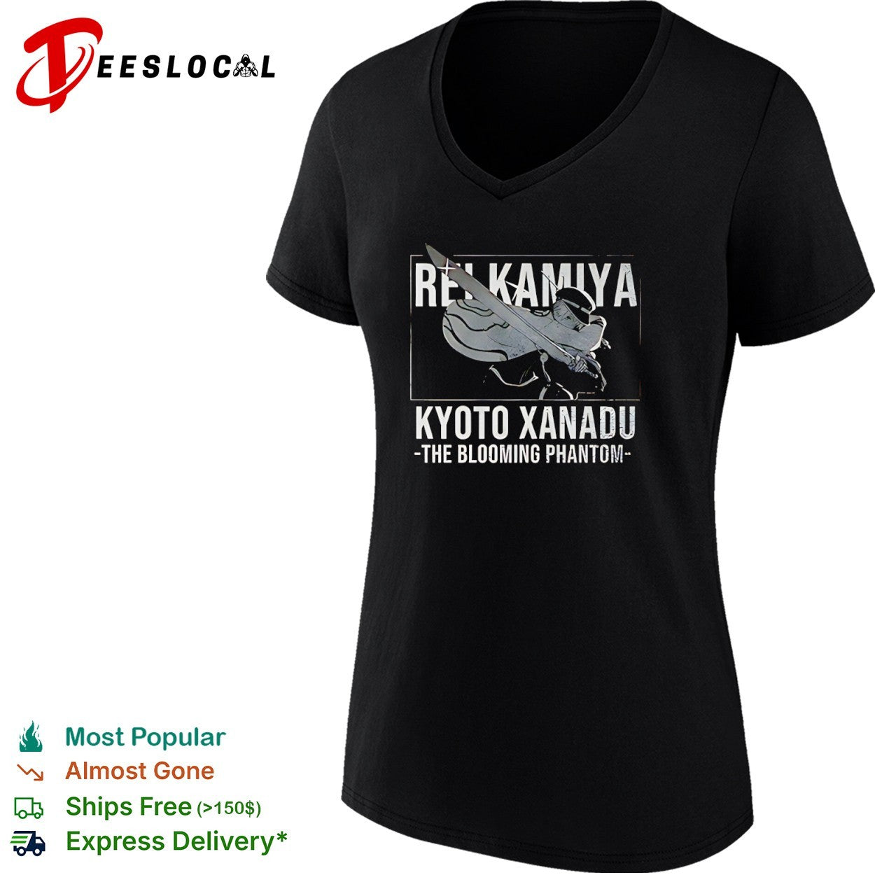Rei Kamiya Kyoto Xanadu the Blooming Phantom Anime Character shirt