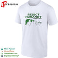 Reject humanity return to frog shirt