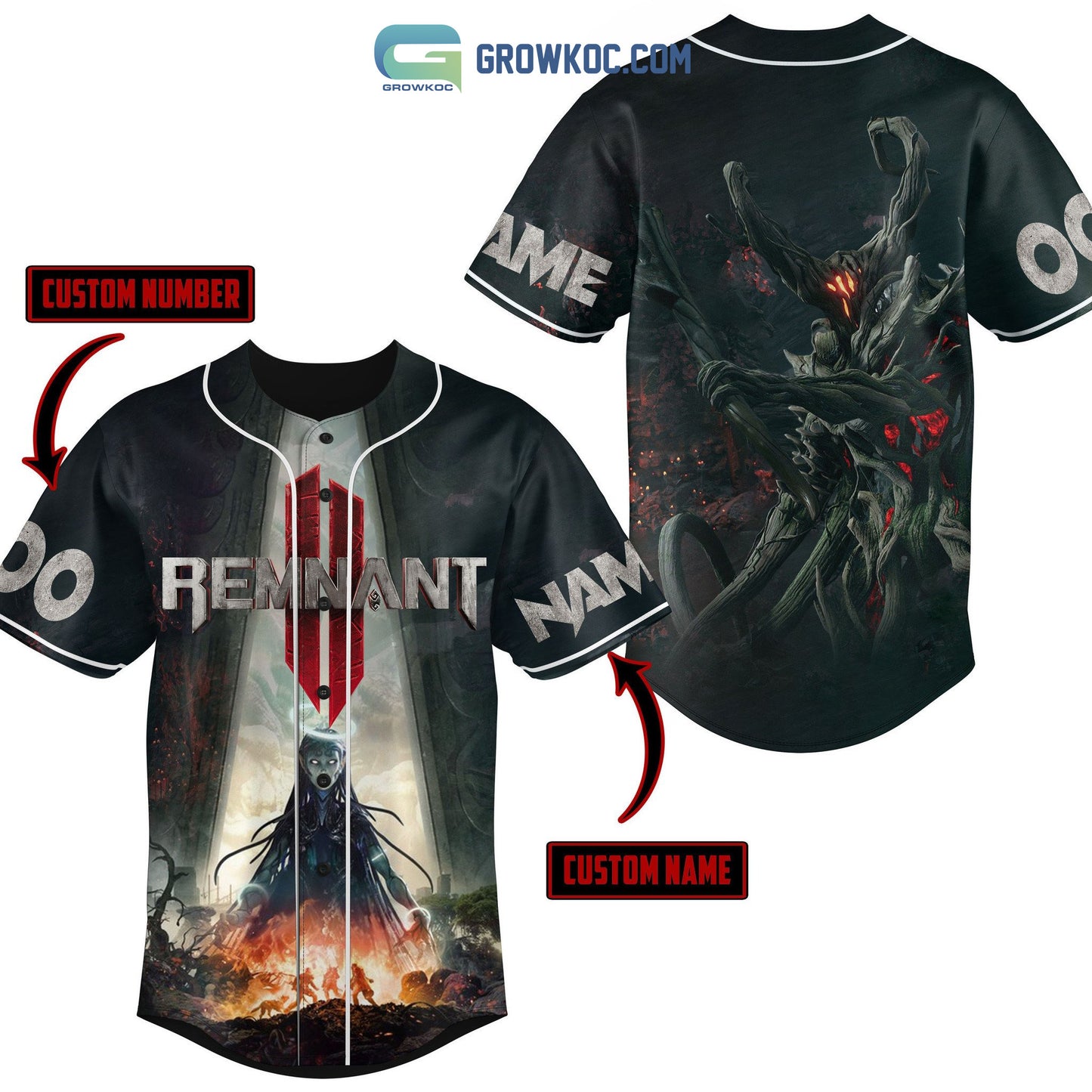 Remnant Game Personalized Baseball Jersey
