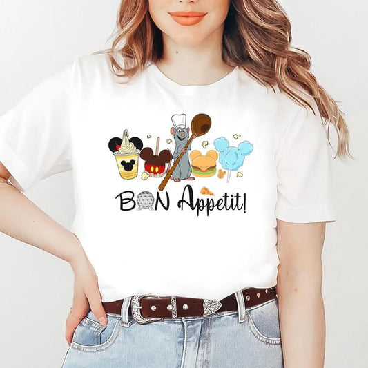 Remy Bon Appetit Epcot Food & Wine Festival 2025 Tshirt Sweatshirt, Snacking Around The World shirt, Ratatouille Tee,...