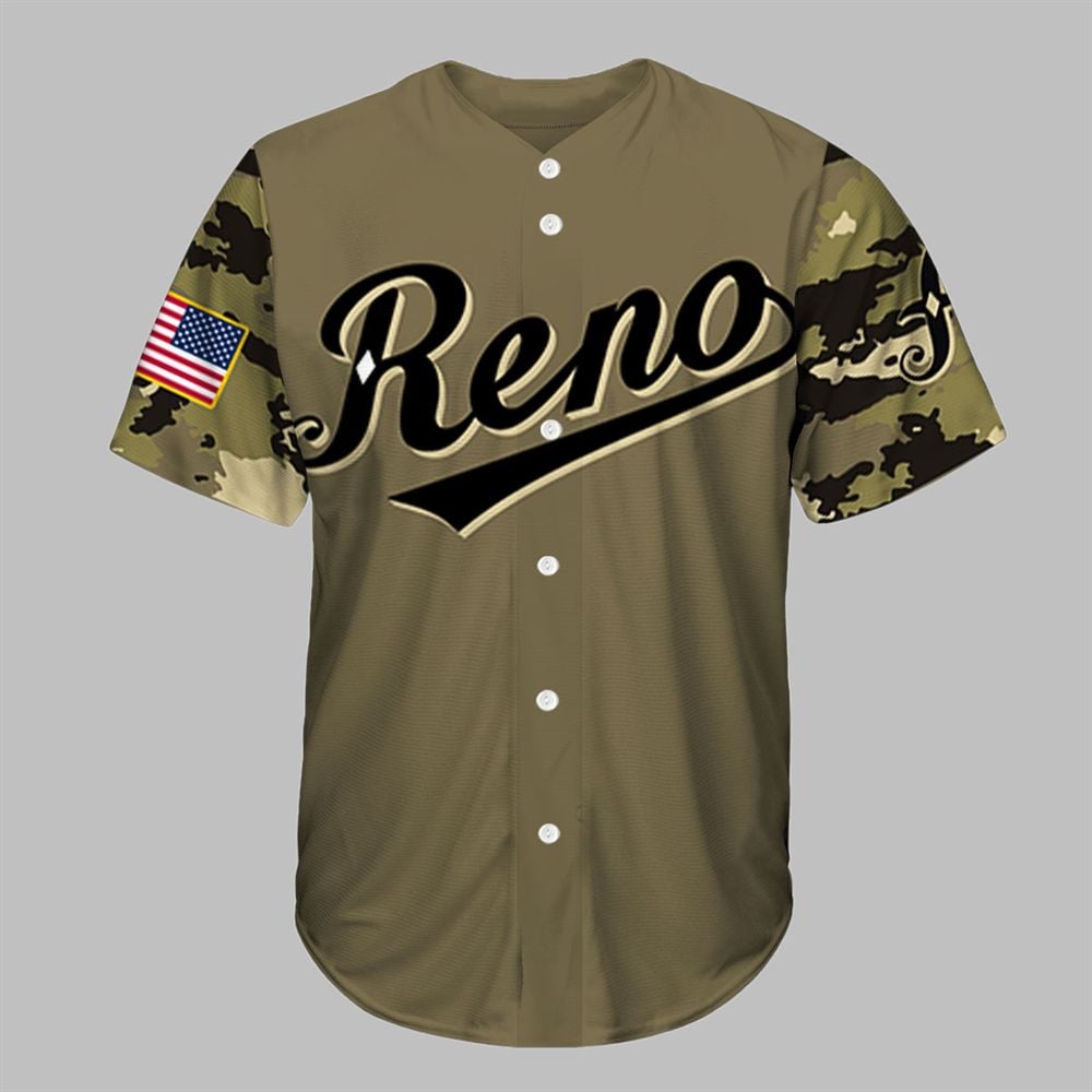 Reno Aces Military Appreciation Night 2025 Baseball Jersey - Grishko.com T-Shirts, Hoodie, Sweatshirt (Image 2)
