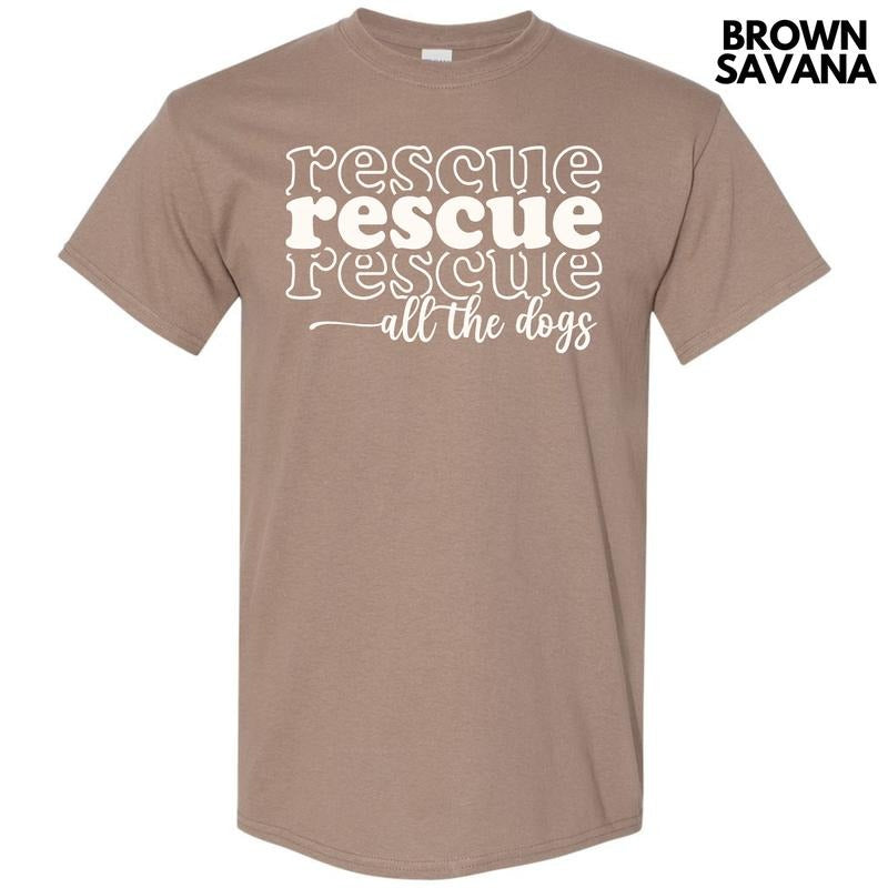 Rescue All Dogs Gildan Short Sleeve T-Shirt 'NLB' Hoodie, Sweatshirt | WearSparks.com