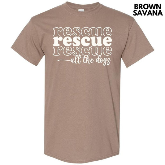 Rescue All Dogs Gildan Short Sleeve T-Shirt 'NLB' Hoodie, Sweatshirt | WearSparks.com