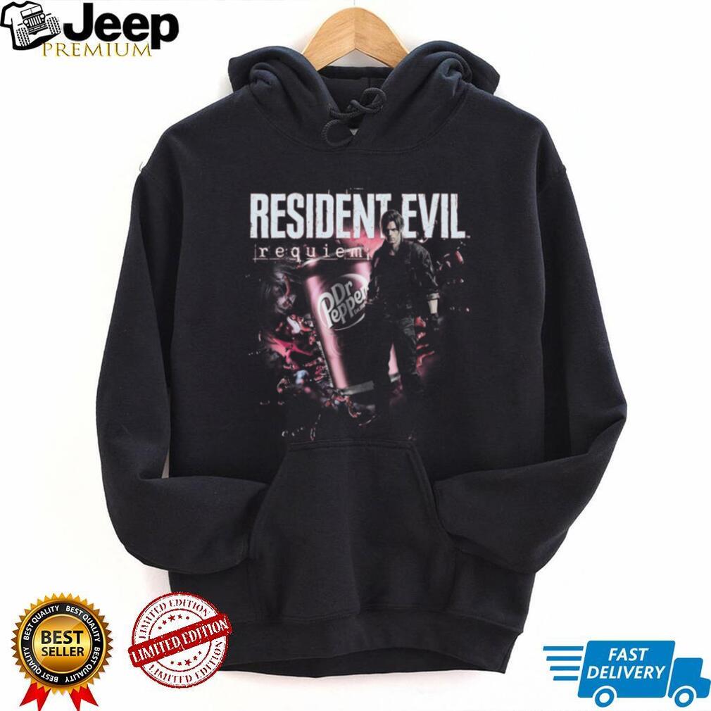 Resident Evil 4 Leon Kennedy Dr Pepper Requiem Vintage Wash T Shirt