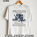 Retired Police Officer 70th Birthday T Shirt Never Backed Down
