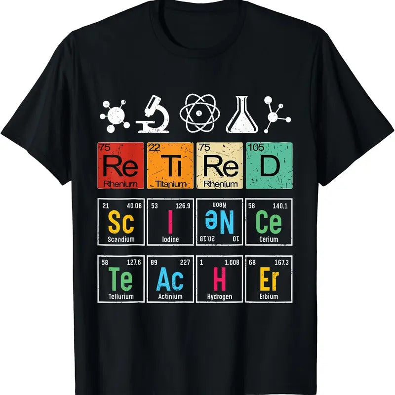 Retired Science Teacher Learning School Retirement T-Shirt