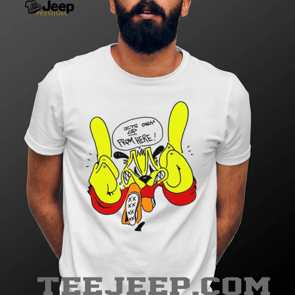 Retro 90s Cartoon Dog Streetwear Graphic T Shirt