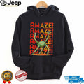 Retro Amaze! Green Robot Dancing Graphic T Shirt