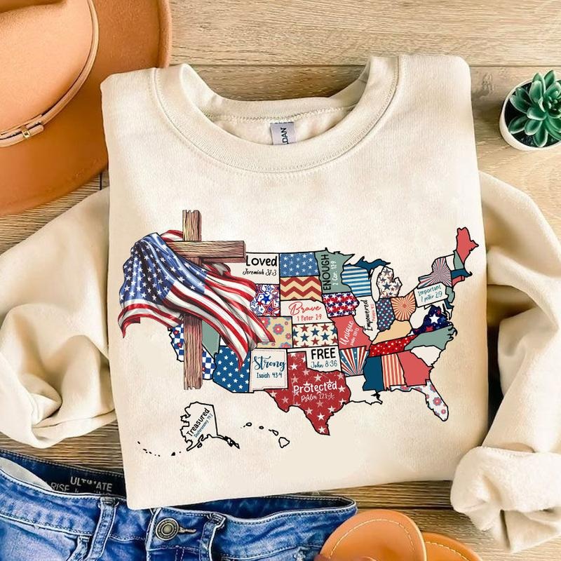 Retro America Usa Map Shirt, You Are Bible Verse Design 4th Of July, Usa Flag American Girl Shirt American 1776 Shirt  T-shirt, sweater and Hoodie