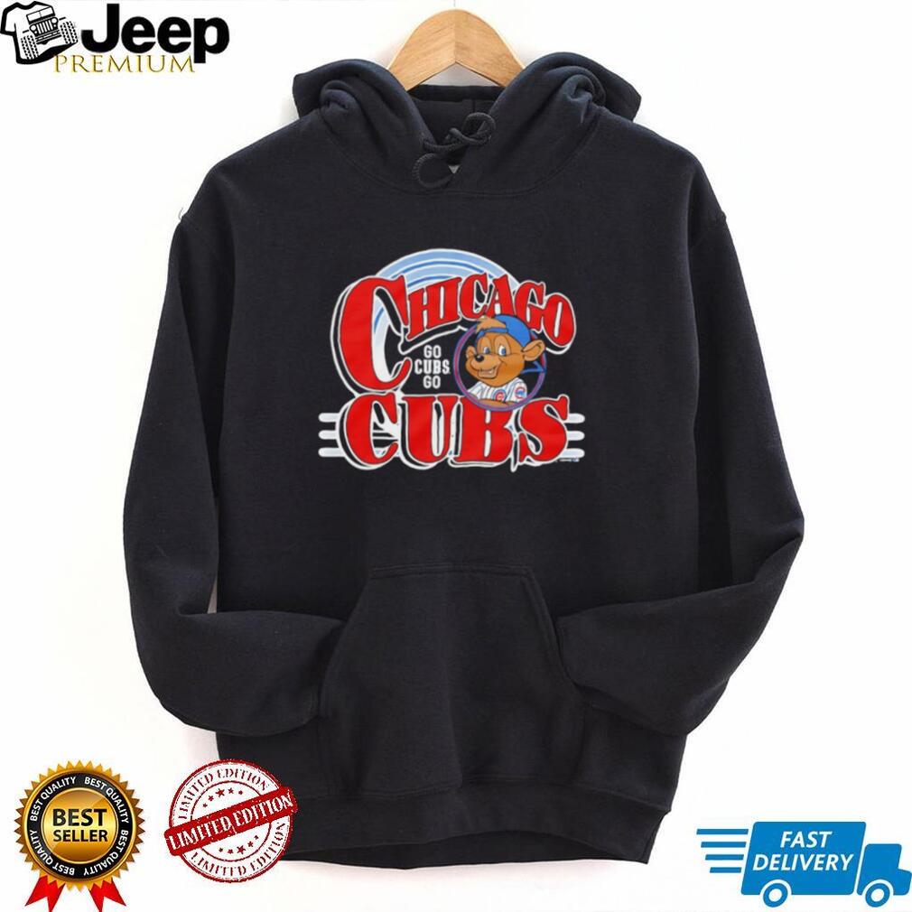 Retro Chicago Cubs “Go Cubs Go” Cartoon Mascot T Shirt