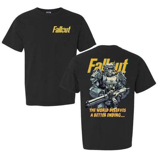 Retro Fallout Time Vintage Shirt, Fallout Inspired Fallout Time Tee, Unisex Classic Cotton Fallout Game Shirtstyle{n002}4