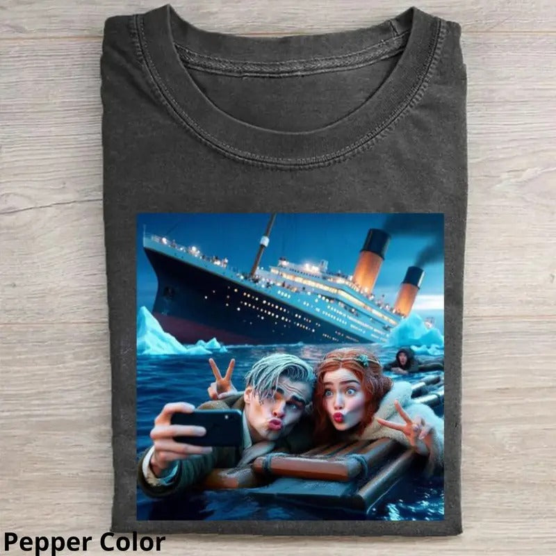 Retro Funny Movie T-shirt T-Shirt Top Womenswear Crewneck Shortsleeve Streetwear Tshirt