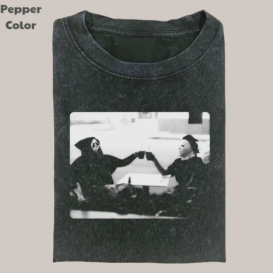 Retro Funny Vintage Graphic Tee, Ghost Michael Hurray T-Shirt, Movies Tee, Unisex Meme Cringe Funny Dumb Shirt, Menswear Womenswear Streetwear