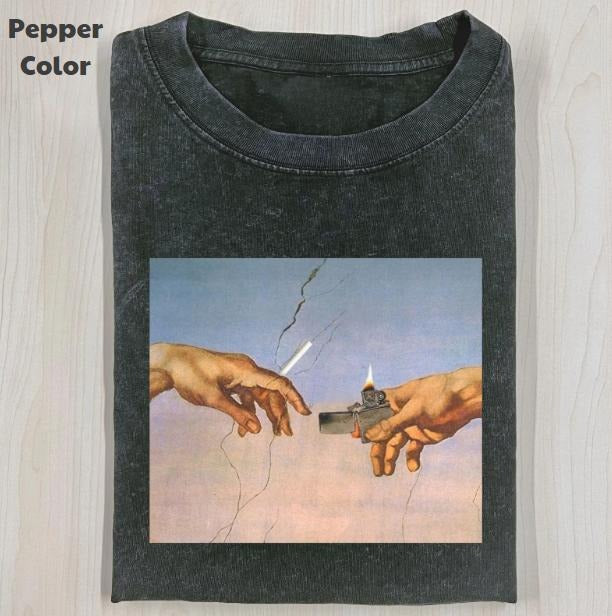 Retro Funny Vintage Graphic Tee, Last Cigarette T-Shirt, Unisex Meme Cringe Funny Shirt, Menswear Womenswear Streetwear Cotton Comfort