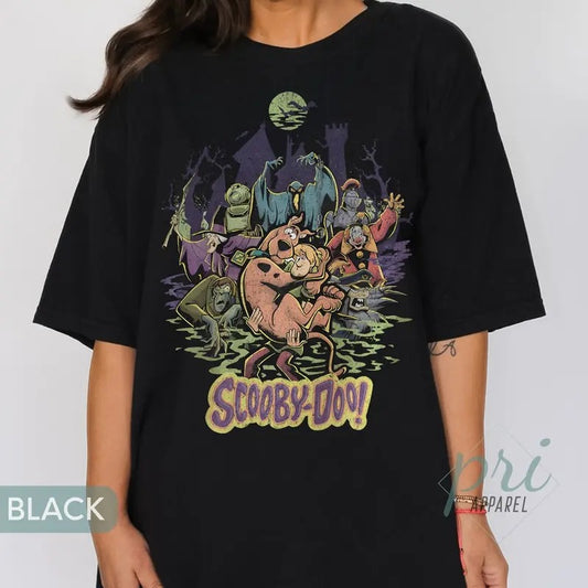 Retro Halloween Comfort Colors 90s Movies Shirt, Vintage Halloween Sweatshirt, Oversized TShirt for Women, Spooky Shirt, Gift for Friendstyle{n002}2