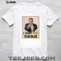 Retro “I Want You To Go Blue” Michigan Fan Recruitment T Shirt