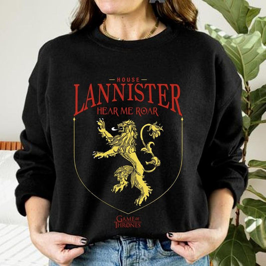 Retro Lannister House Shirt, Hear Me Roar Tee Shirt, Vintage Game Of Throne Shirt, Bookworm Shirt, Gift For Book Lovers