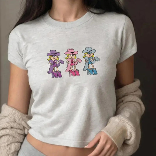 Retro Lizzie Baby Tee, I'm Just A Girl Lizzie Baby Tee, Lizzie McGuire Baby Tee, Y2K Aesthetic Baby Tee