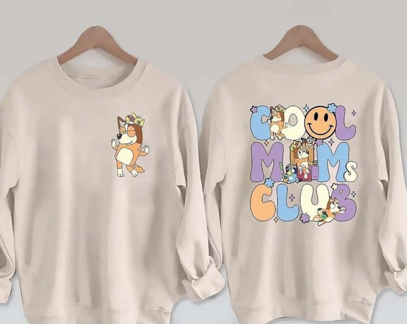 Retro Mom Bluey Shirt, Retro Mom Shirt, Mom Life Sweatshirt, Mom Era Shirt, Bluey Cool Mom Club Shirt, Mother's Day Bluey...