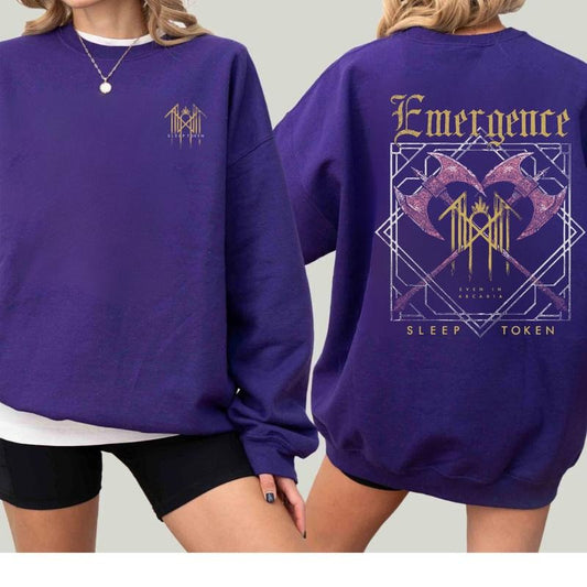 Retro Sleep Token Emergence Even In Arcadia Shirt Sweatshirt Hoodie, Sleep Token Tour 2025 Tee, New Song Concert Tour, All Seasons Outfit