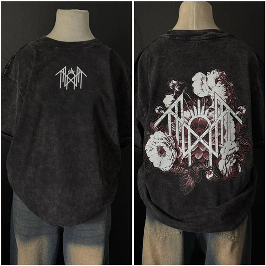 Retro Sleep Token Shirt, Unisex Rock Band Washed Hoodie ,Gothic Emo Grunge Outfit Casual vintage tee Man V56 A0BGPC