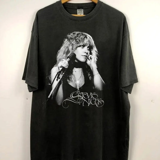 Retro Stevie Nicks Tour Shirt, Stevie Nicks 2024 Tour Shirt, Stevie Nicks Concert Merch Unisex Graphic, Trending Shirt, Gift For Fans Cotton Menswear Fit T-Shirt