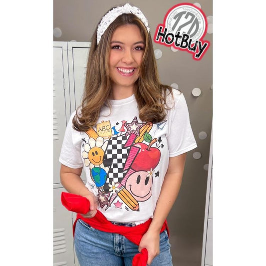 Retro Teacher Vibes Graphic T-Shirt Hoodie, Sweatshirt | WearSparks.com