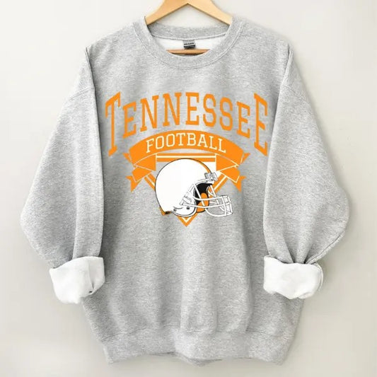 Retro Tennessee Football Shirt, Vintage Tennessee Football Tee, Tennessee T-Shirt, College Football Shirt Classic Cotton