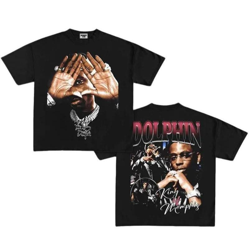 Retro Young DOLPH vintage Graphic Tee Shirt