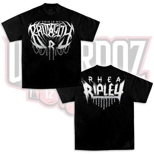 Rhea Ripley This Is My Brutality T-Shirt, Unisex Graphic for WWE Fans Clothing, Casual Short Sleeve Shirt, Menswear Cotton Crewneck