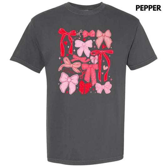 Ribbon & Bow Collage Comfort Colors T-Shirt 'NLB'