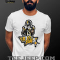 Rico Suave 13 Black and Gold Football Street Art T shirt