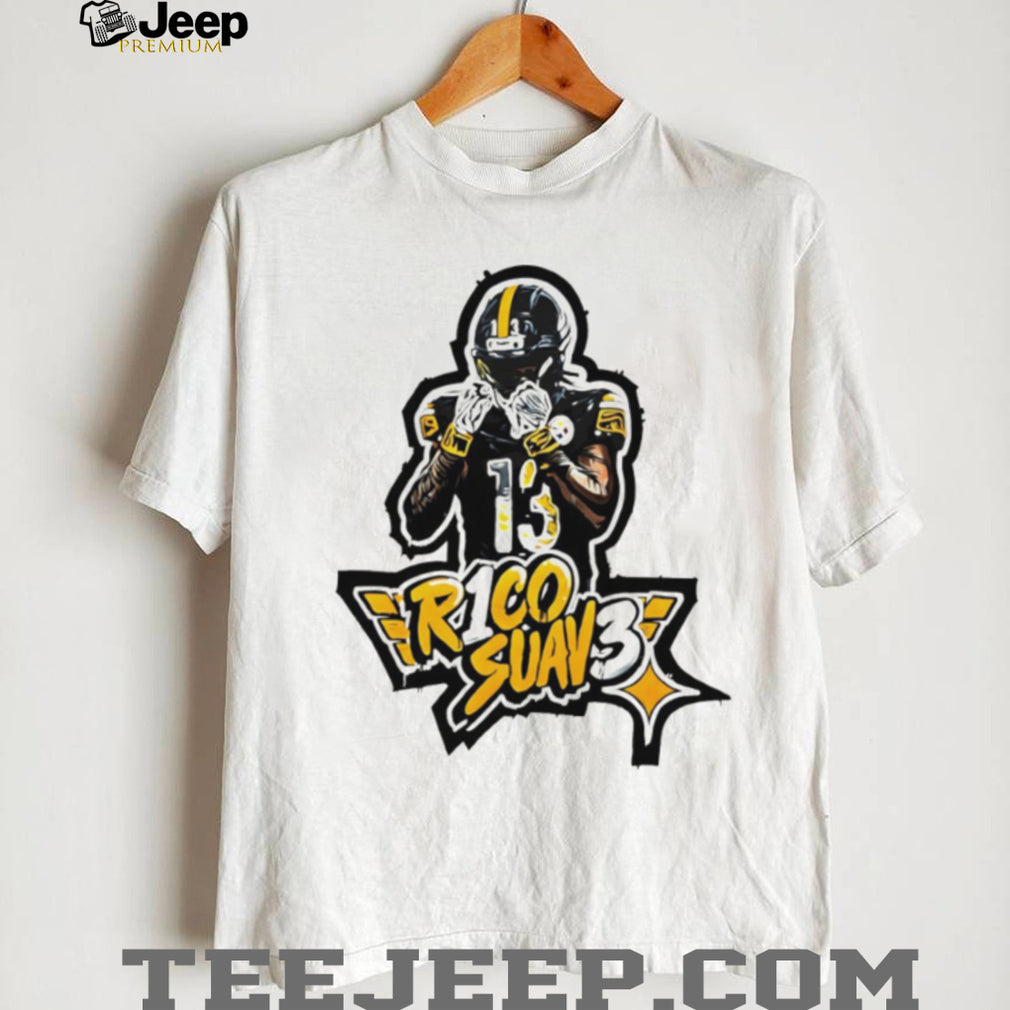 Rico Suave #13 Pittsburgh Football Fan Graphic T Shirt