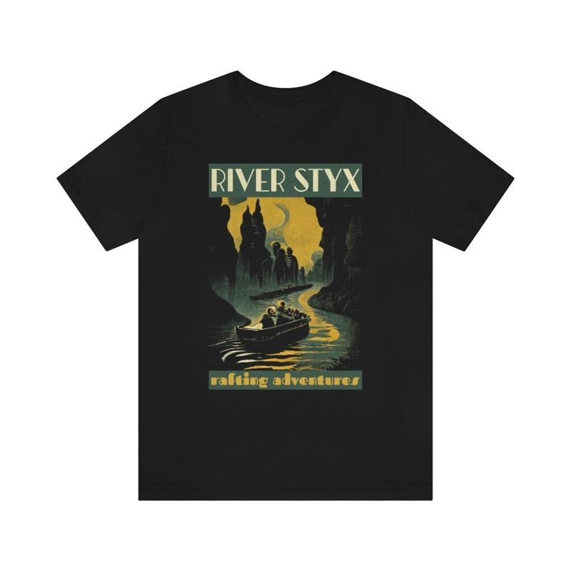 River Styx Rafting Adventures Vintage Poster Shirt Greek Mythology Shirt