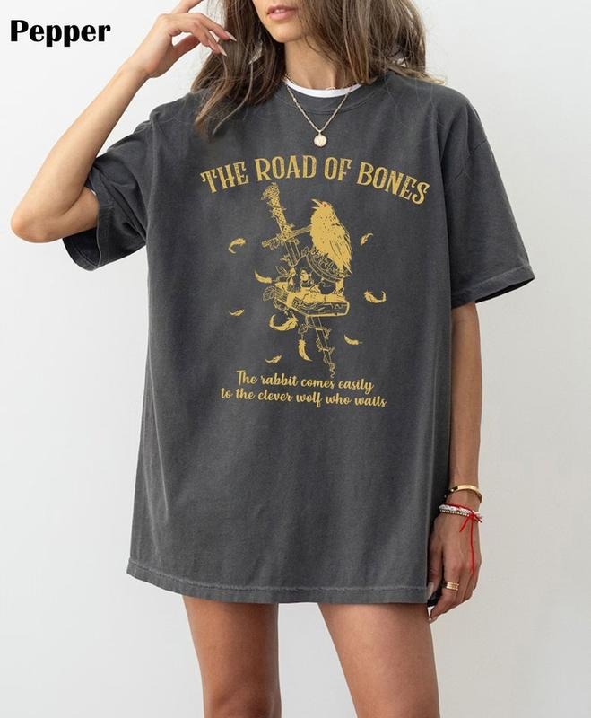 Road Of Bones Shirt, The Bone Carver Shirt, Sarah J Maas Merch, Bookish Crewneck, Velaris Shirt, Crescent City Shirt, Funny Bookish T-Shirt