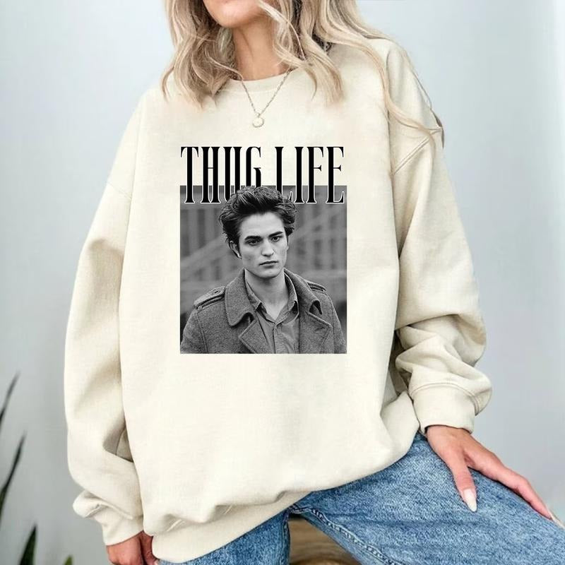 Robert Thug Life T Shirt Pattinson T Shirt Hoodie, Sweatshirt | WearSparks.com